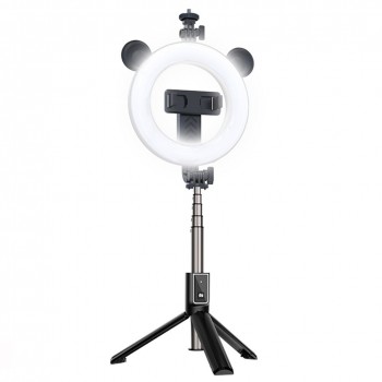 Selfie Stick cu lampa si telecomanda detasabila cu Bluetooth, Model P40D-5